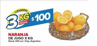 Carrefour Maxi Naranja de jugo x kg oferta