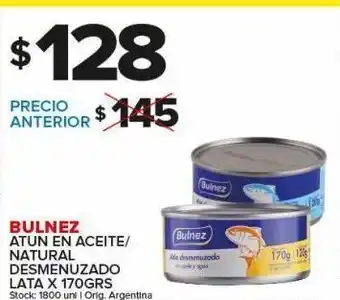 Carrefour Maxi Atún en aceite/natural desmenuzado x 170g oferta