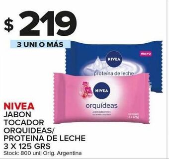 Carrefour Maxi Jabón de tocador nivea 3 x 125g oferta