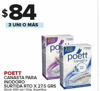 Carrefour Maxi Canasta para inodoro poett x 27,5g oferta