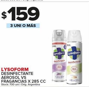 Carrefour Maxi Desinfectante lysoform x 285cc oferta
