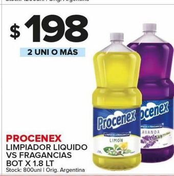 Carrefour Maxi Limpiador líquido procenex x 1,8l oferta