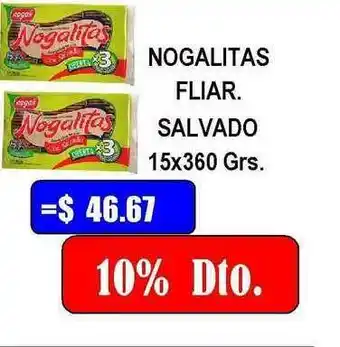 Dulcenter Nogalitas Fliar. Salvado 115x360 grs oferta