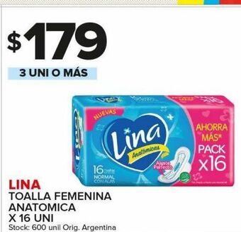 Carrefour Maxi Toallas femeninas lina x 16un oferta