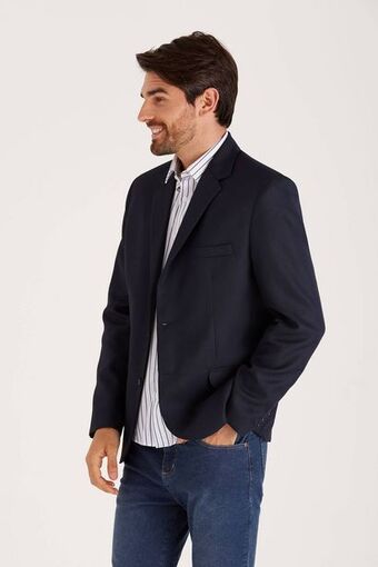 Macowens Saco ss100 fit azul marino oferta