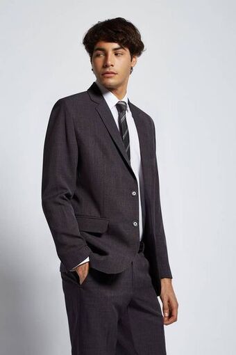 Macowens Traje entallado gris oferta