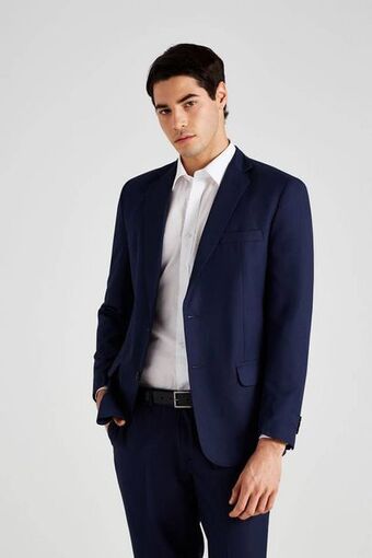 Macowens Traje ss100 con fantasía azul marino oferta