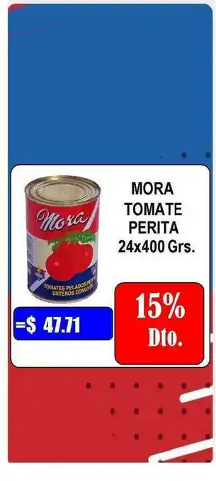 Dulcenter Mora Tomate Perita 24x400 grs oferta