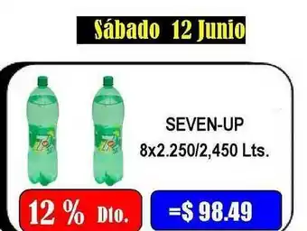 Seven-up 8x2.250/2,450 lts