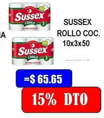 Dulcenter Sussex Rollo Cocina 10x3x50 oferta