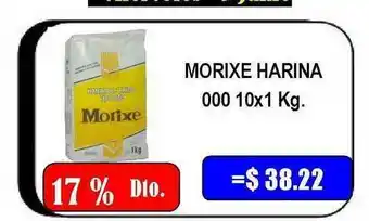 Dulcenter Morixe Harina 000 10x1 kg oferta