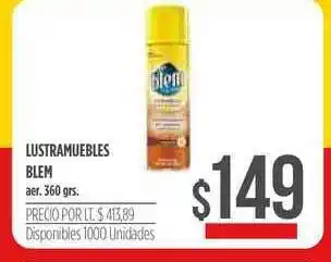 Supermercados Vea Lustramuebles Blem 360 grs oferta