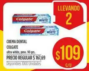 Supermercados Vea Crema Dental Colgate 90 grs oferta