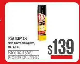 Insecticida X-5 360 ml