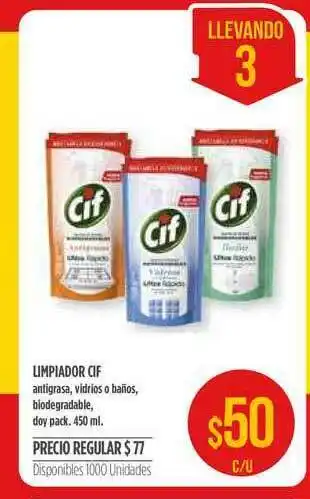 Supermercados Vea Limpiador Cif 450 ml oferta