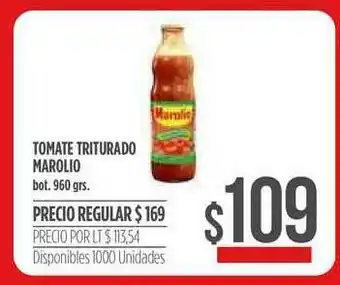 Supermercados Vea Tomate Triturado Marolio 960 grs oferta