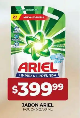 Supermercados Tadicor Jabon Ariel x2700 ml oferta