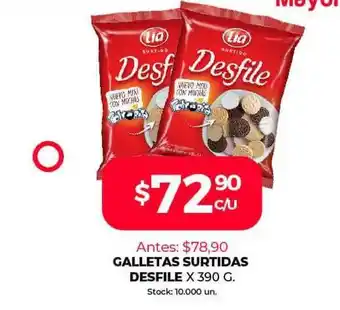 Supermercados Tadicor Galletas Surtidas Desfile x390 g oferta