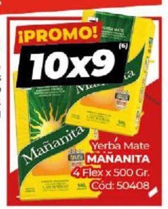 Diarco Yerba Mate Mañanita 4 Flex x 500 Gr oferta