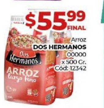 Diarco Dos Hermanos Arroz 00000 x 500 Gr. oferta