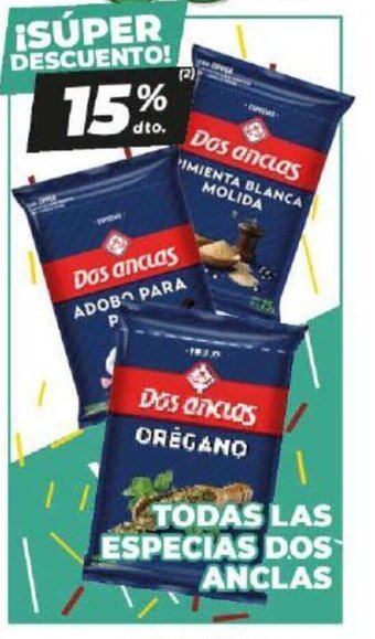 Diarco Todas Las Especias Dos Anclas oferta