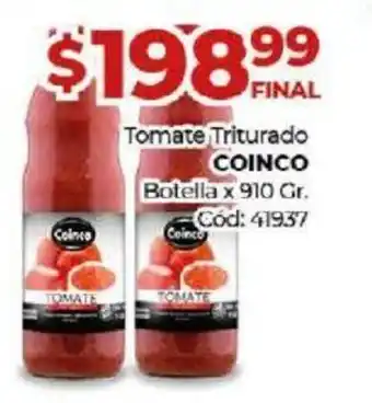 Diarco Coinco Tomate Triturado Botella x 910gr oferta