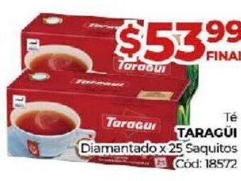 Diarco Té Taragúi Diamantado x 25 Saquitos oferta