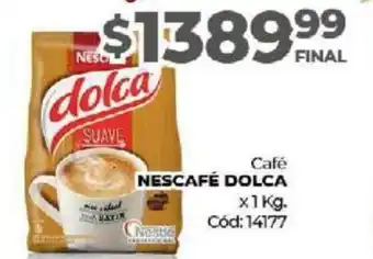 Diarco Nescafé Café Dolca x 1 Kg oferta
