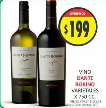 Vino Dante Robino x750 c