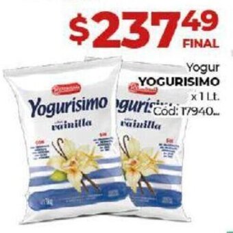 Diarco Yogurisimo Yogur x 1 Lt oferta