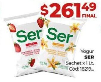 Diarco Ser Yogur Sachet x 1 Lt oferta