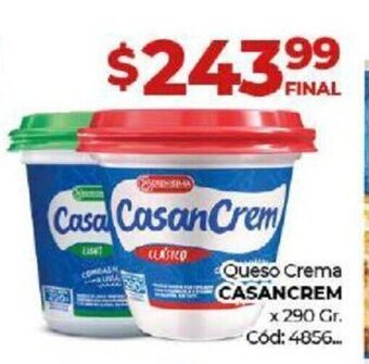 Diarco Casancrem Queso Crema x 290 gr oferta