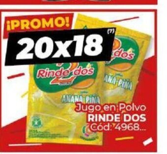 Diarco Rinde Dos Jugo en Polvo oferta