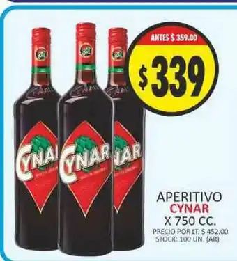 Aperitivo Cynar x750 cc