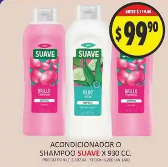 Supermercados Becerra Acondicionador O Shampoo Suave x930 cc oferta