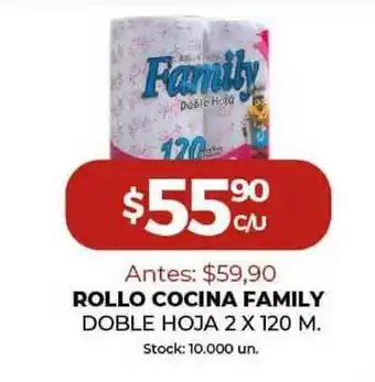 Super MAMI Rollo Cocina Family 2x120 m oferta