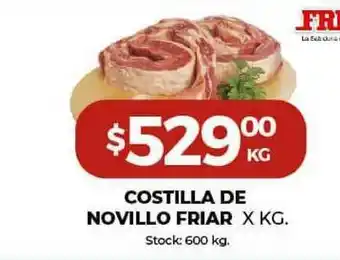Super MAMI Costilla De Novillo Friar x600 kg oferta