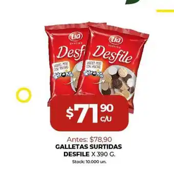 Super MAMI Galletas Surtidas Desfile x390 g oferta