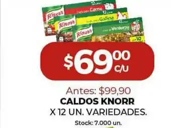 Super MAMI Caldos Knorr x12 un oferta