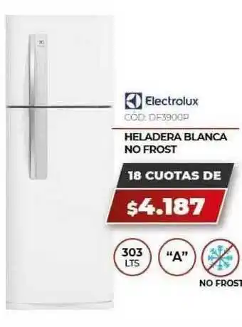 Novogar Electrolux Heladera Blanca No Frost 303 LTS oferta
