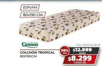 Novogar Cannon Colchón Tropical 80x190cm oferta