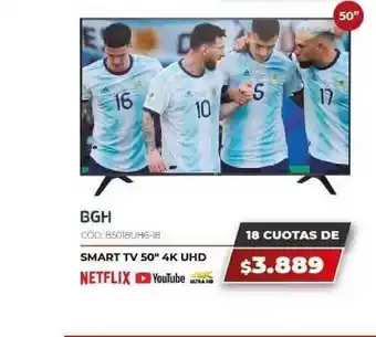 BGH Smart TV 50" 4K UHD