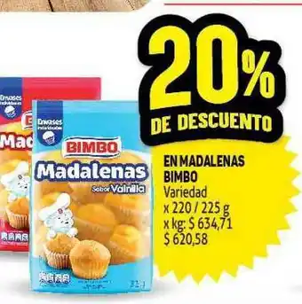 Makro En Madalenas Bimbo oferta