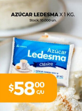 Supermercados Tadicor Azúcar Ledesma x 1kg oferta
