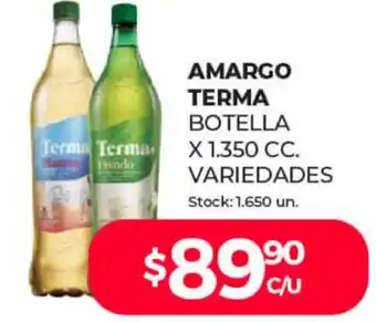 Supermercados Tadicor Amargo Terma Botella x 1.350 CC oferta