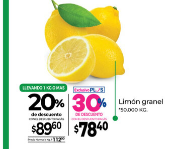 La Anonima Limón granel 50.000kg oferta