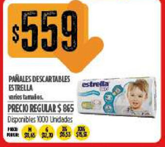Supermercados Vea Pañales Descartables Estrella oferta