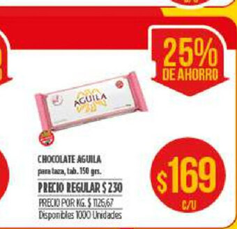 Supermercados Vea Chocolate Aguila oferta