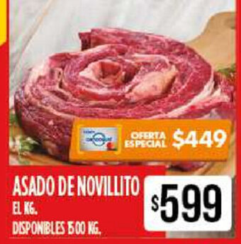 Supermercados Vea Asado de Novillito oferta