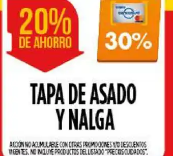 Supermercados Vea Tapa de Asado y Nalga oferta